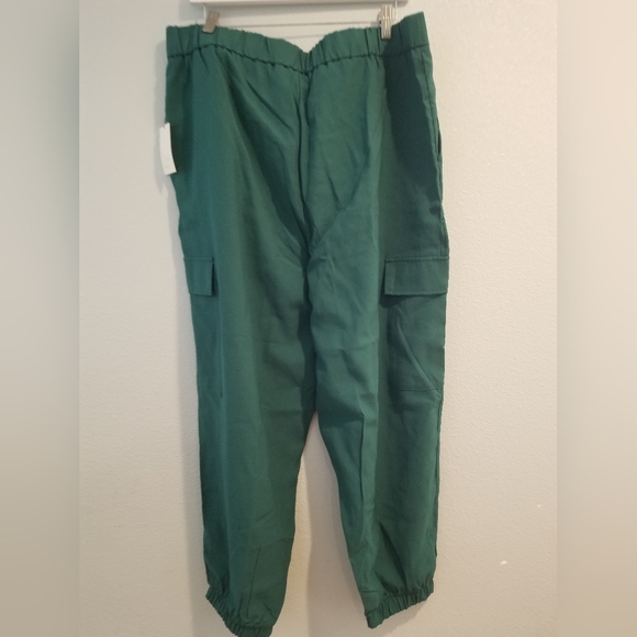 Women's High-Rise Ankle Jogger Pants - A New Day Teal 17 - Picture 5 of 6